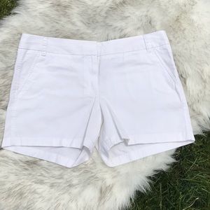 J.Crew White Chino Shorts